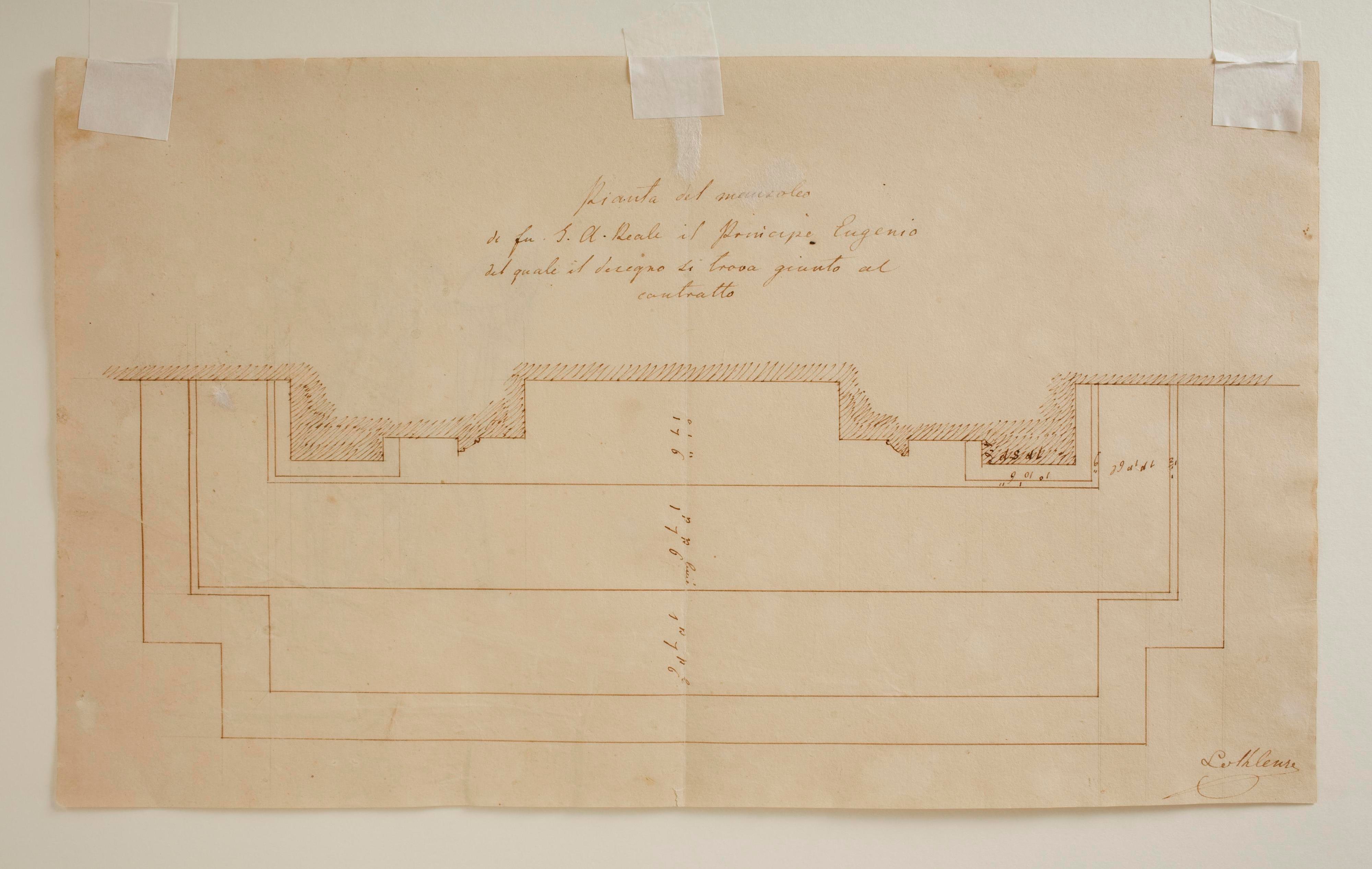 Monument to Eugène de Beauharnais, Duke of Leuchtenberg, Ground Plan