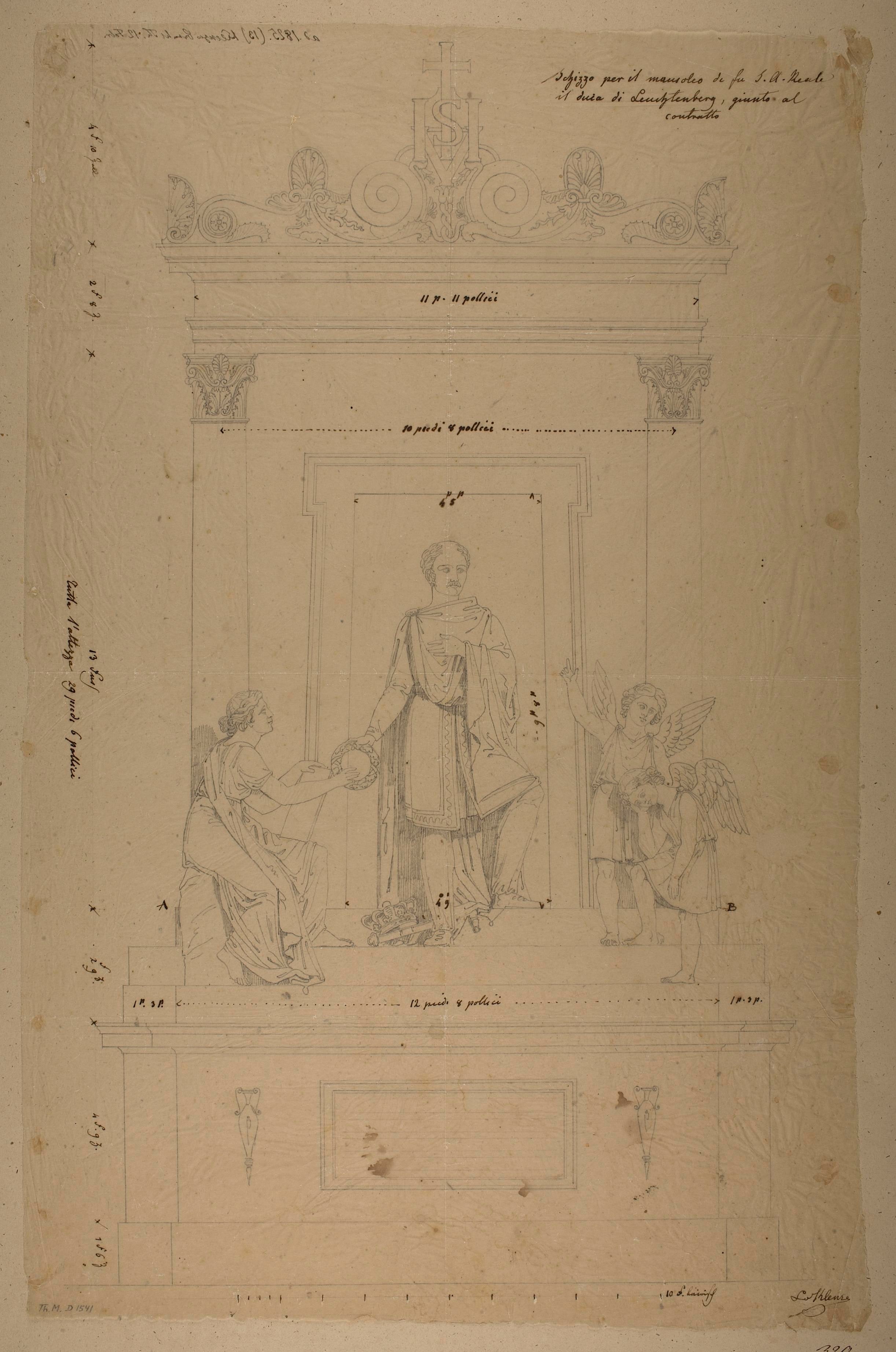 Monument to Eugène de Beauharnais, Duke of Leuchtenberg, second Proposal