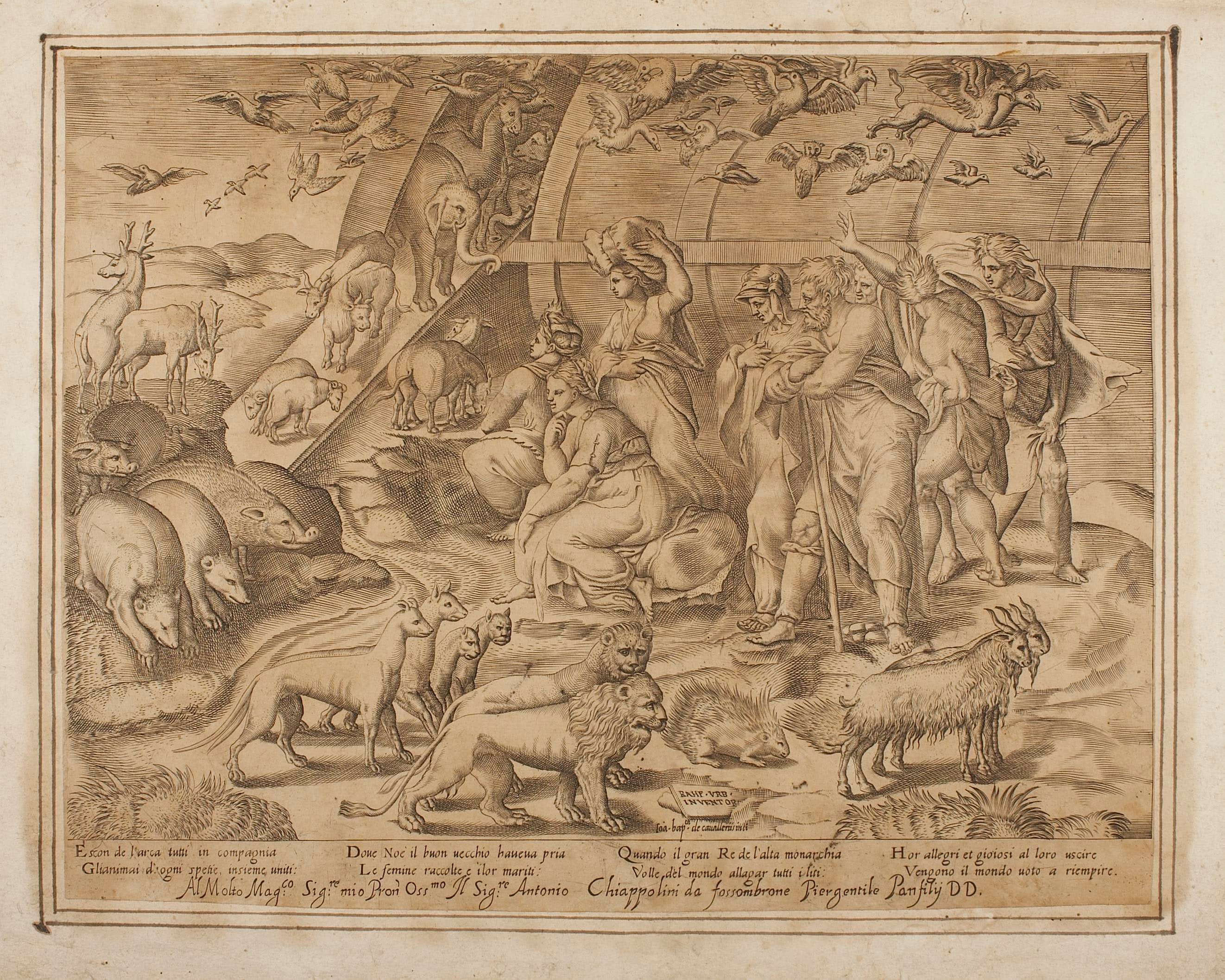 Noah and the Animals Leaving the Ark