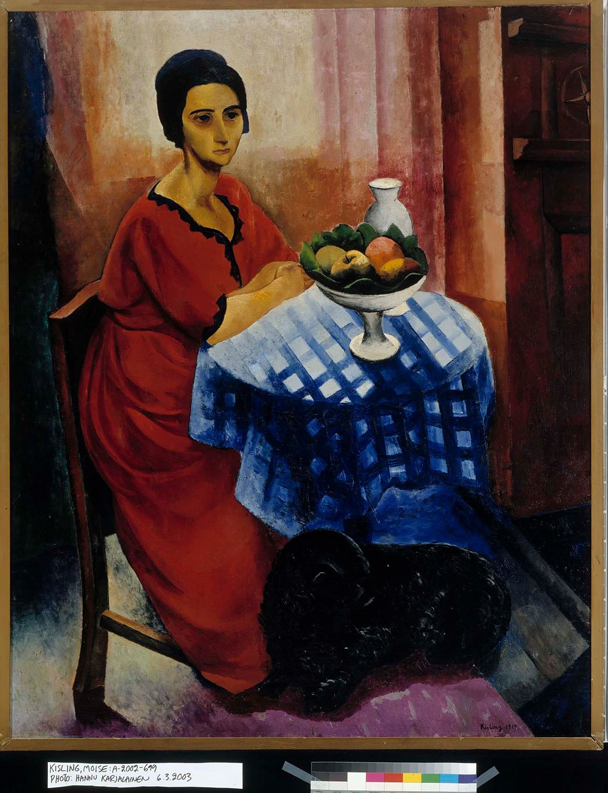 Woman at the table