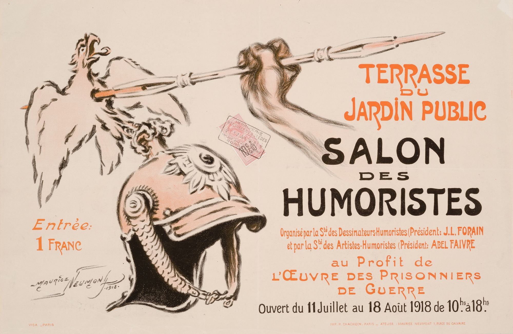 Salon des humoristes (juliste)