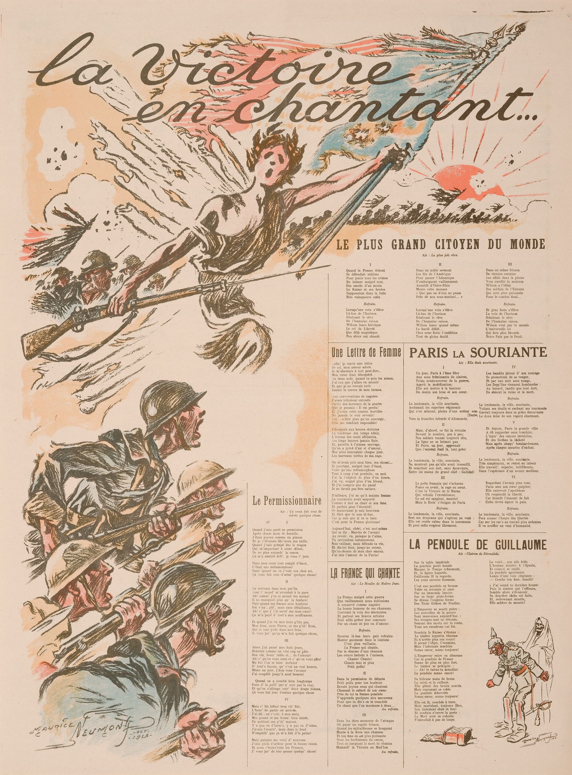 La Victoire en chantant... (juliste)