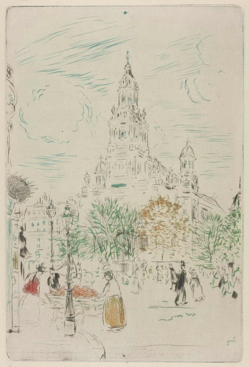 Place de la Trinité, Paris, small plate