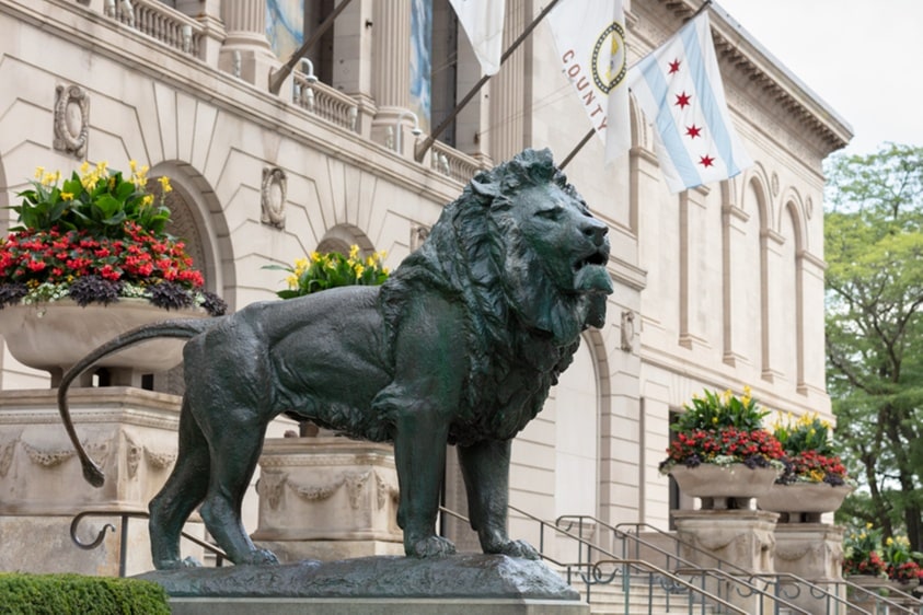 Lion (One of a Pair, North Pedestal)
