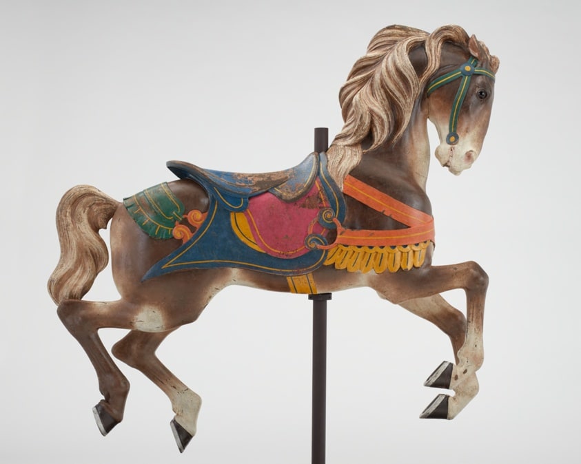 Middle Row Jumping Horse (Carousel Figure)