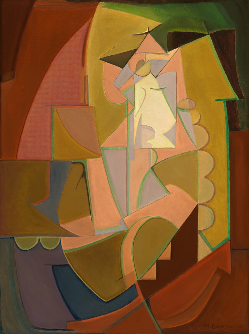Figure in Pink and Yellow