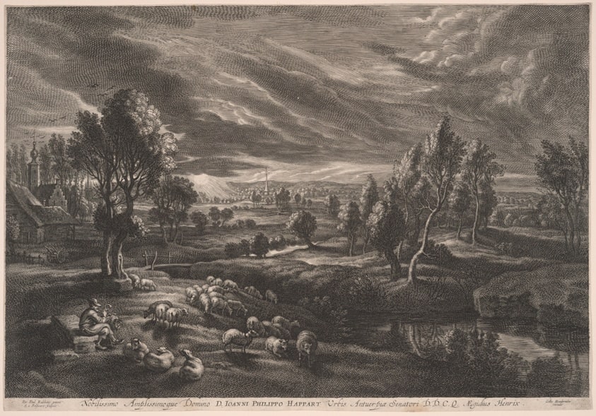 Landscape with Sheep, from The Small Landscapes