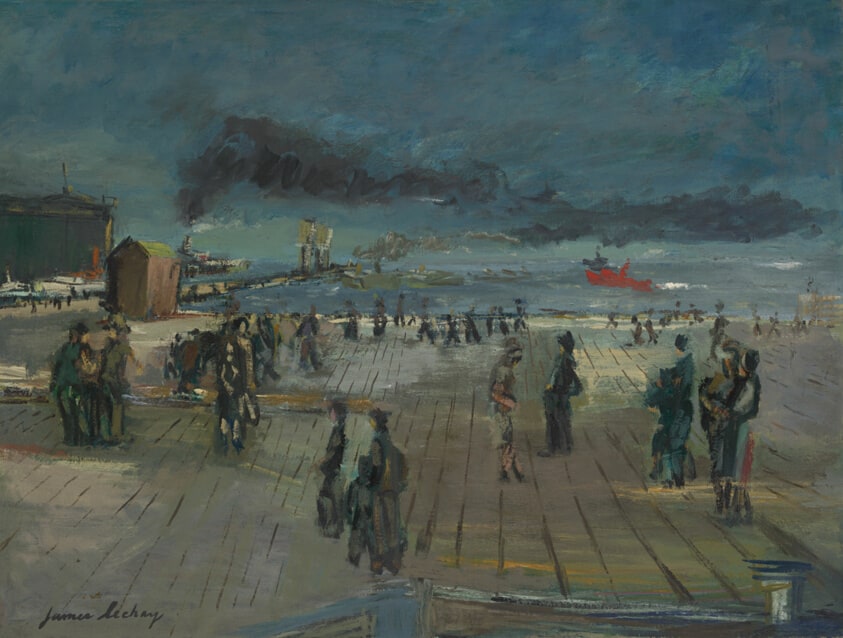 Pier on Sunday