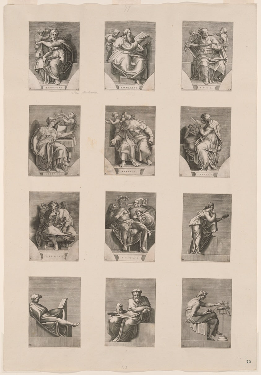 Figures from the Ceiling of the Sistine Chapel
