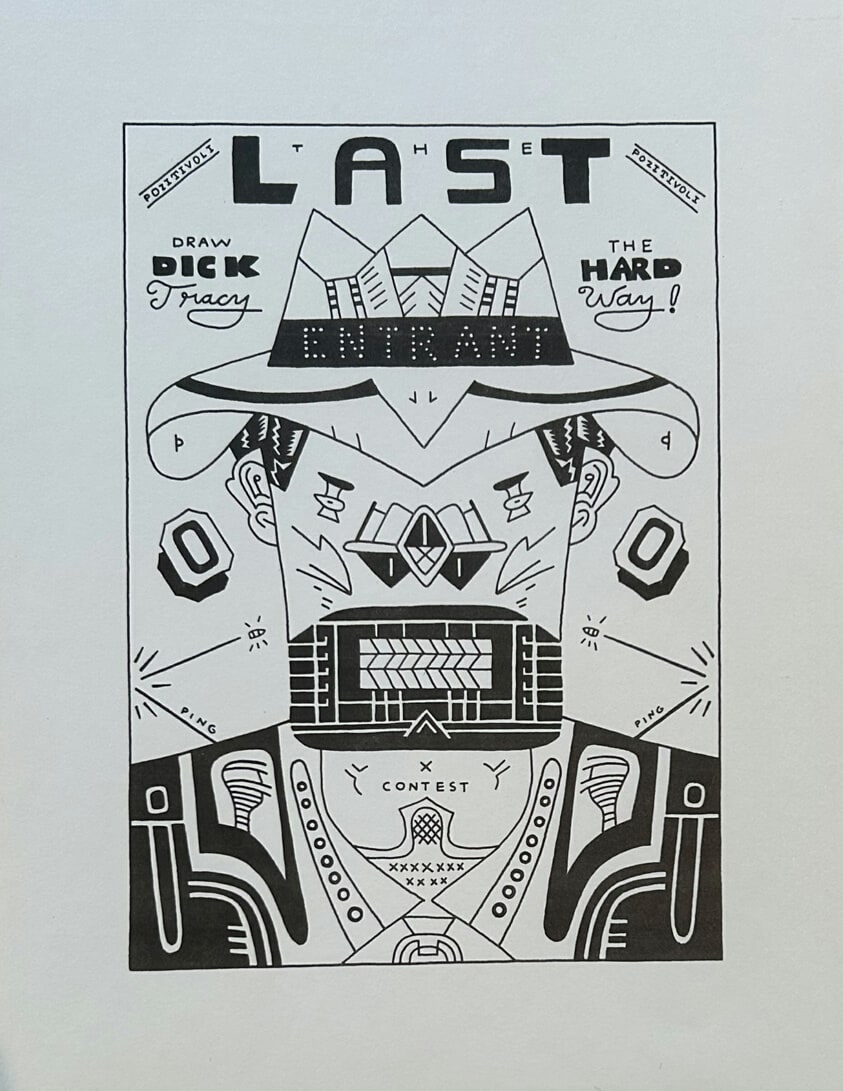 Draw Dick Tracy The Hard Way