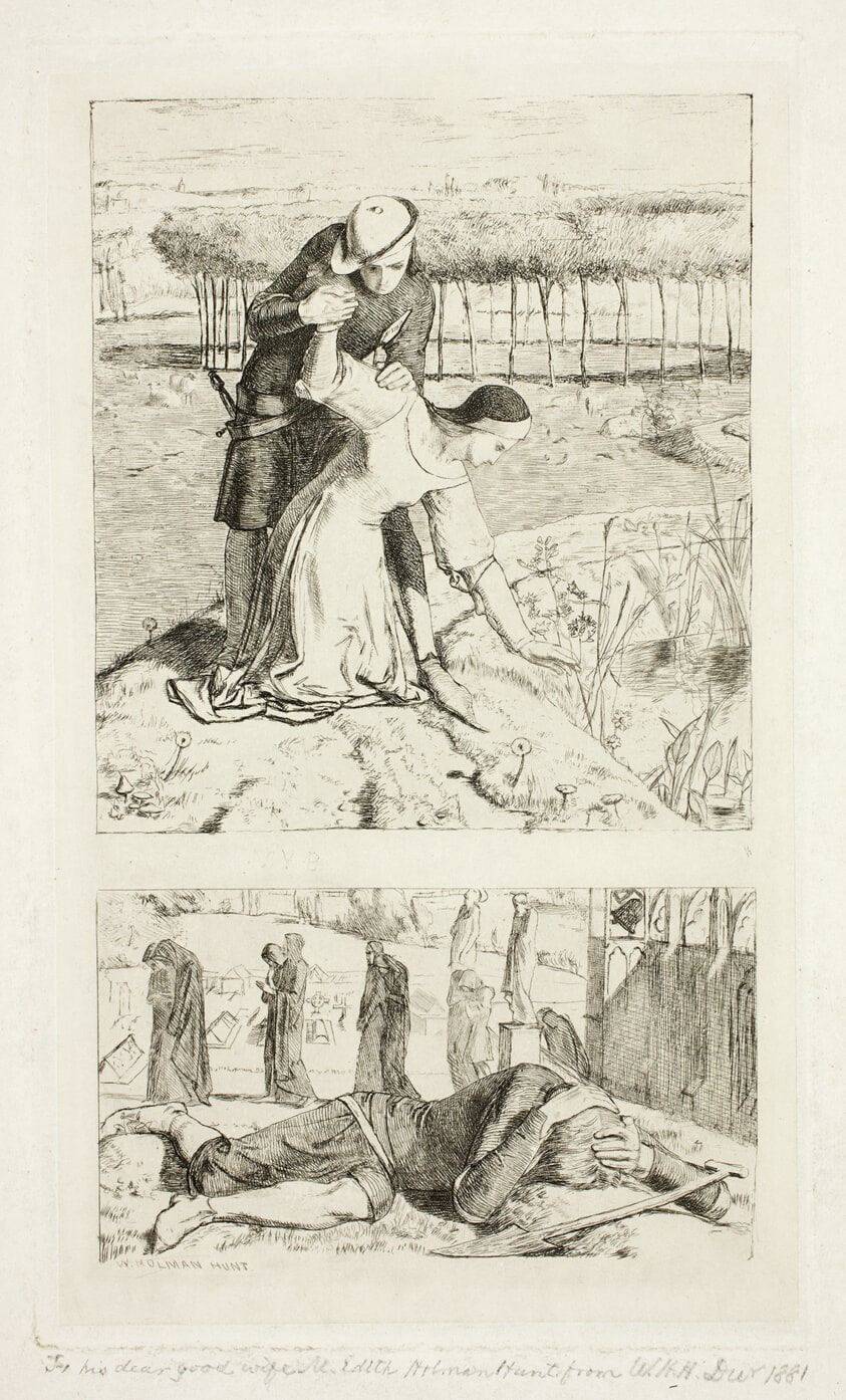 My Beautiful Lady (top); Of My Lady in Death (bottom), frontispiece to The Germ, No. 1