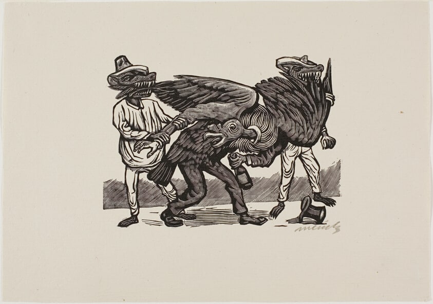 Political Badgers, plate 20 from Méndez: 25 Prints
