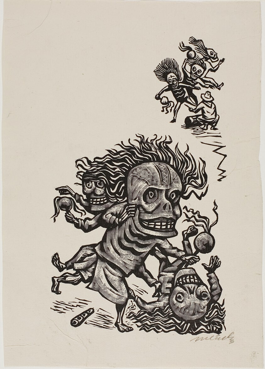Dance of Death, II, plate 17 from Méndez: 25 Prints