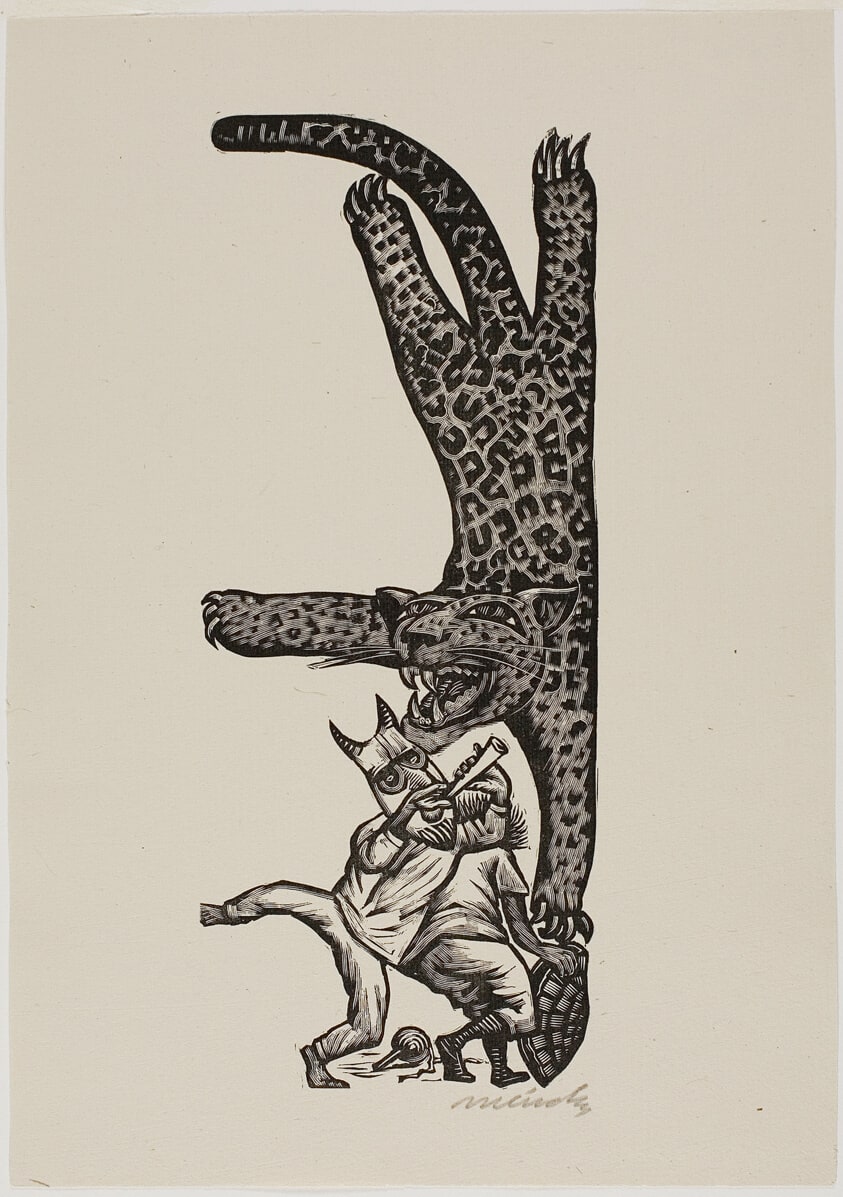 The Tiger's Skin, plate 15 from Méndez: 25 Prints