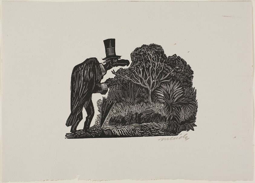 The Buzzard Waits to Devour the Victims, plate 7 from Méndez: 25 Prints