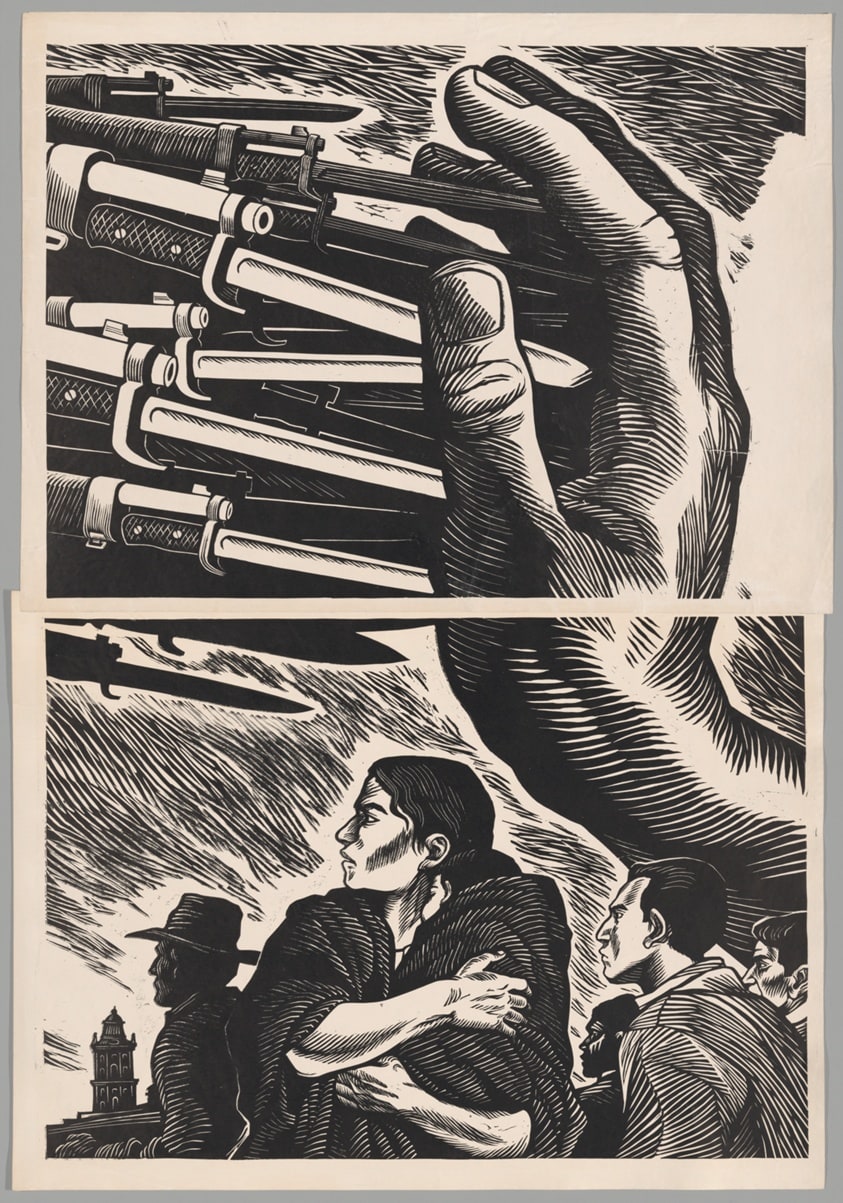 Untitled (Composition for a Peace Poster)