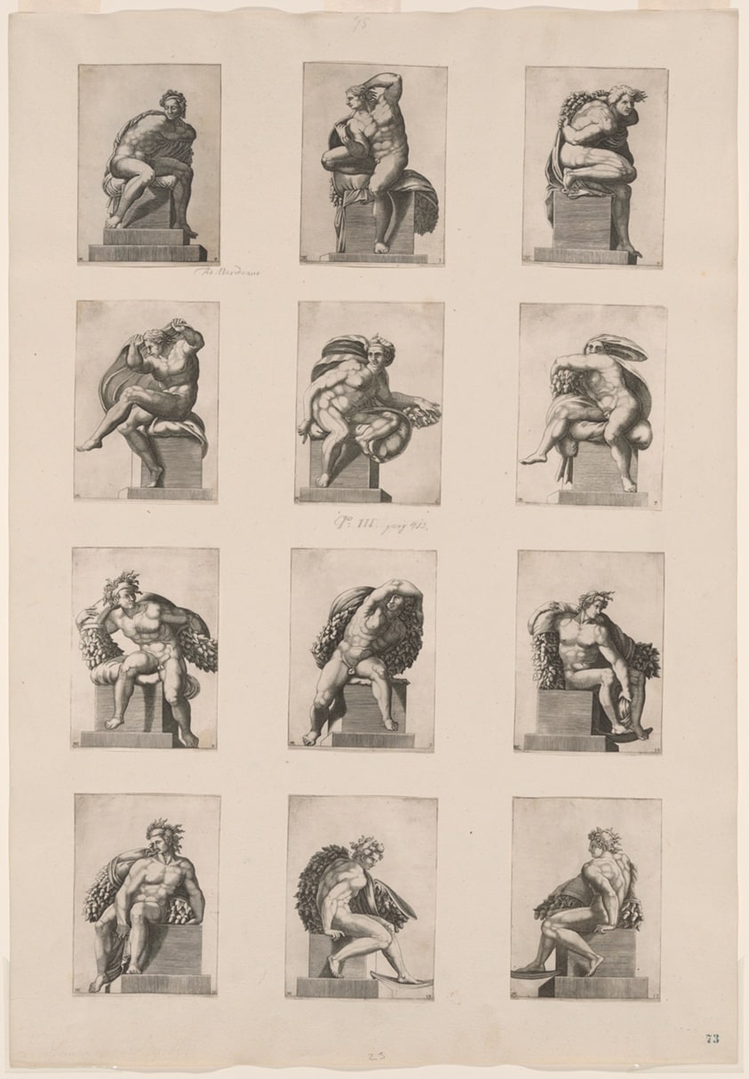 Figures from the Ceiling of the Sistine Chapel