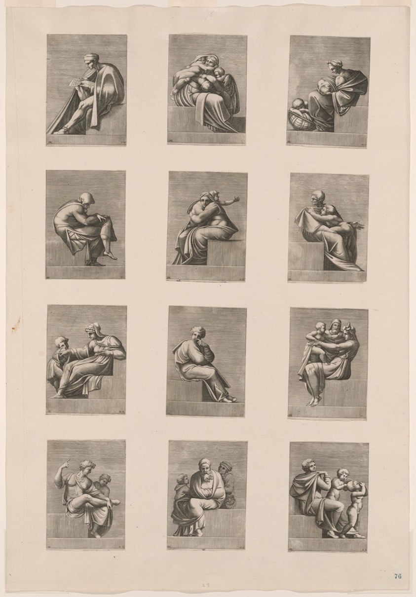Figures from the Ceiling of the Sistine Chapel