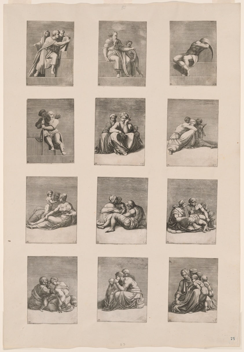 Figures from the Ceiling of the Sistine Chapel
