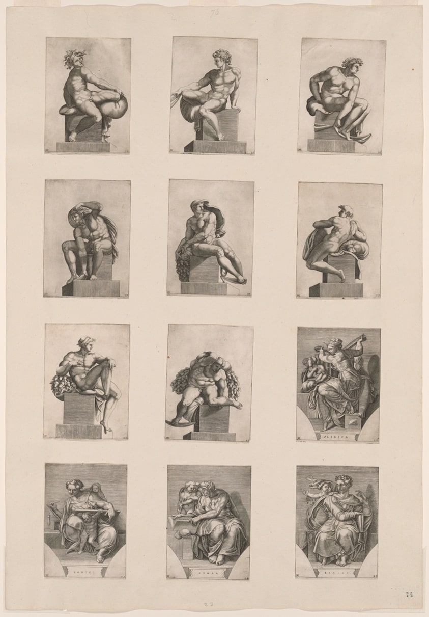 Figures from the Ceiling of the Sistine Chapel