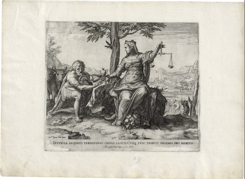 Justice Rewarding the Worthy