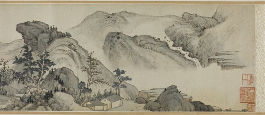 Recluse Dwellings in the Autumn Mountains