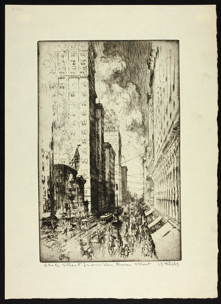 State Street from Van Buren Street