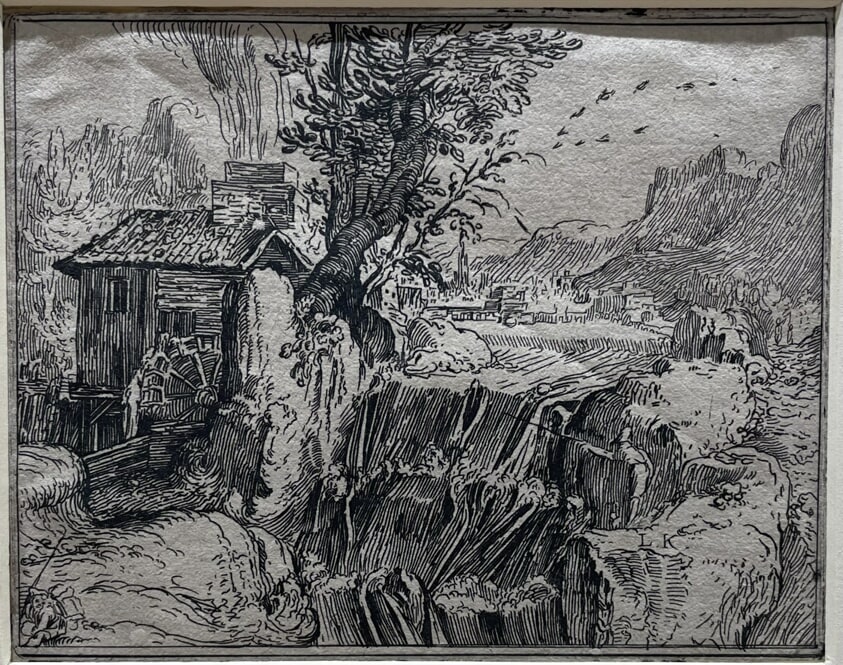 Landscape with a Waterfall