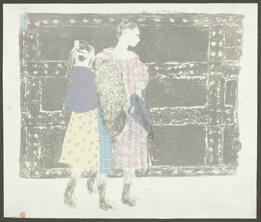 On the Bridge of Europe, plate nine from Landscapes and Interiors