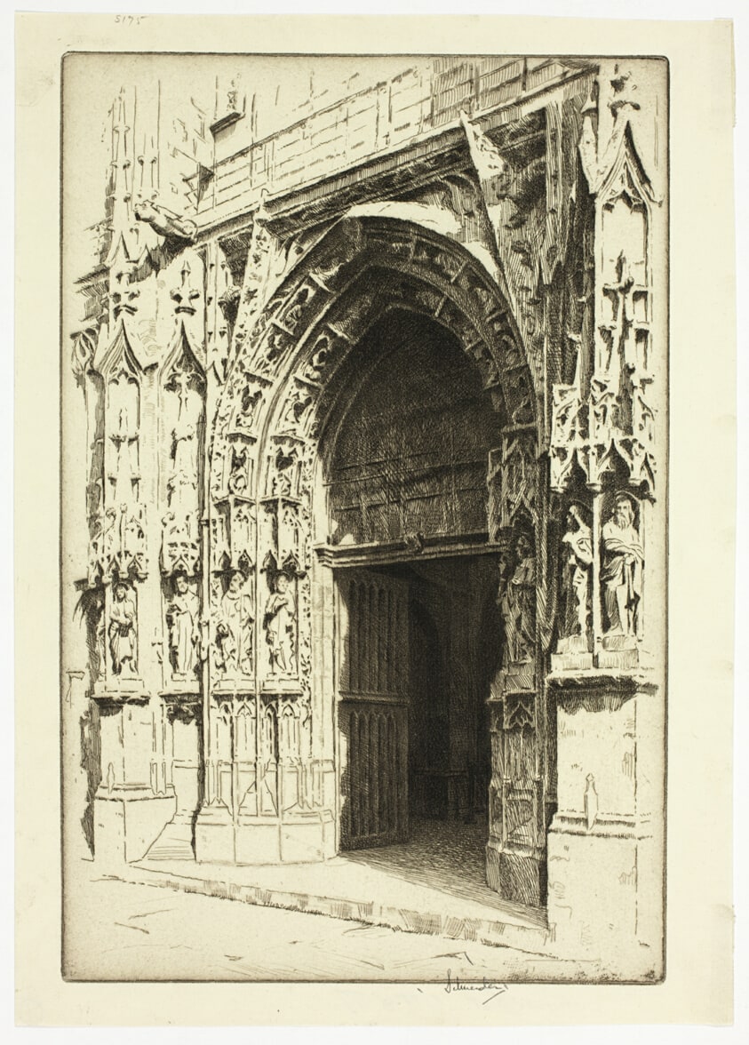 Center Portal, the Church of Saint-Merri, Paris