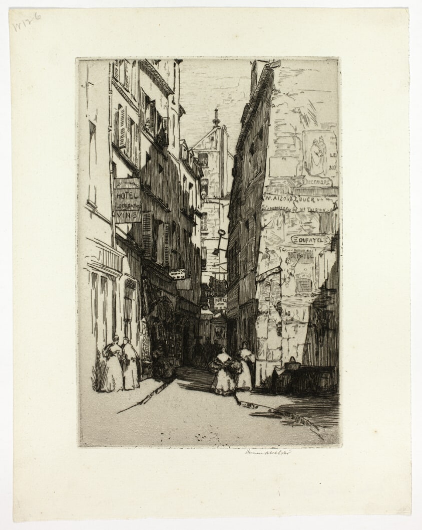 La Rue Brise-Miche, Paris