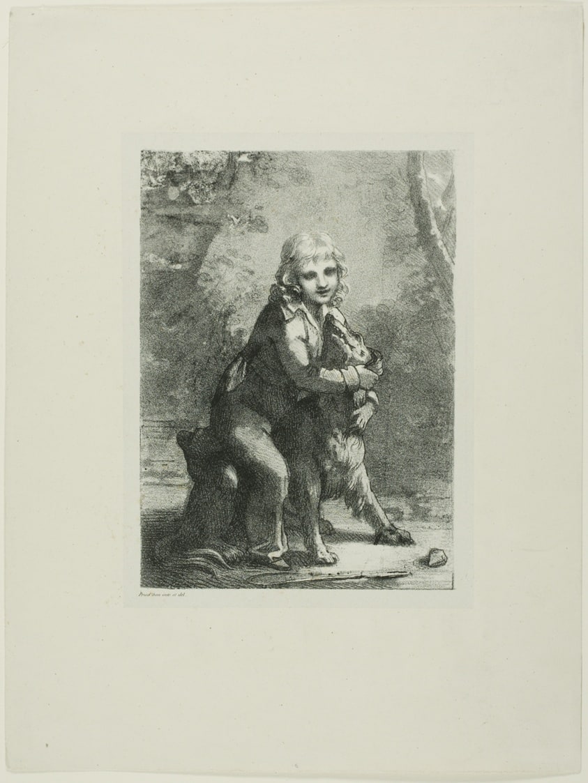 Boy with a Dog