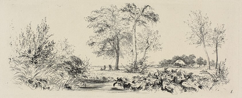 Plate one, from Radierversuche