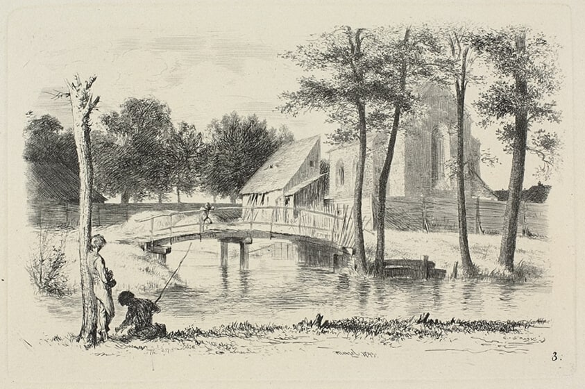 Plate three, from Radierversuche