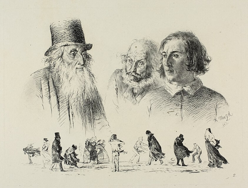 Plate two, from Radierversuche