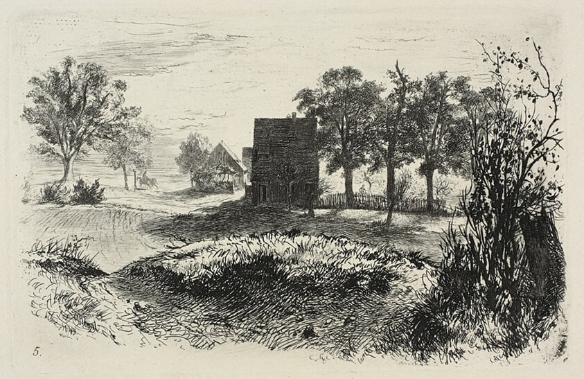 Plate five, from Radierversuche