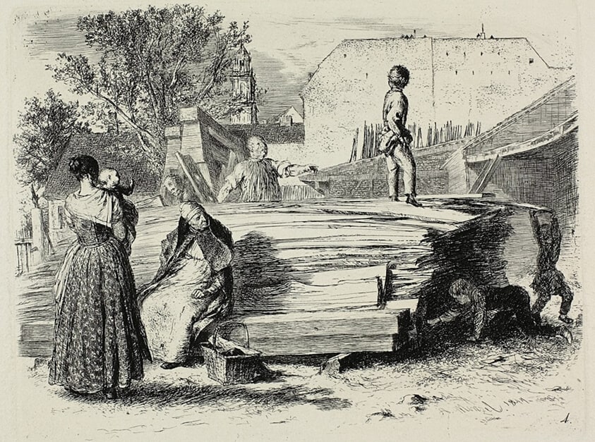 Plate four, from Radierversuche