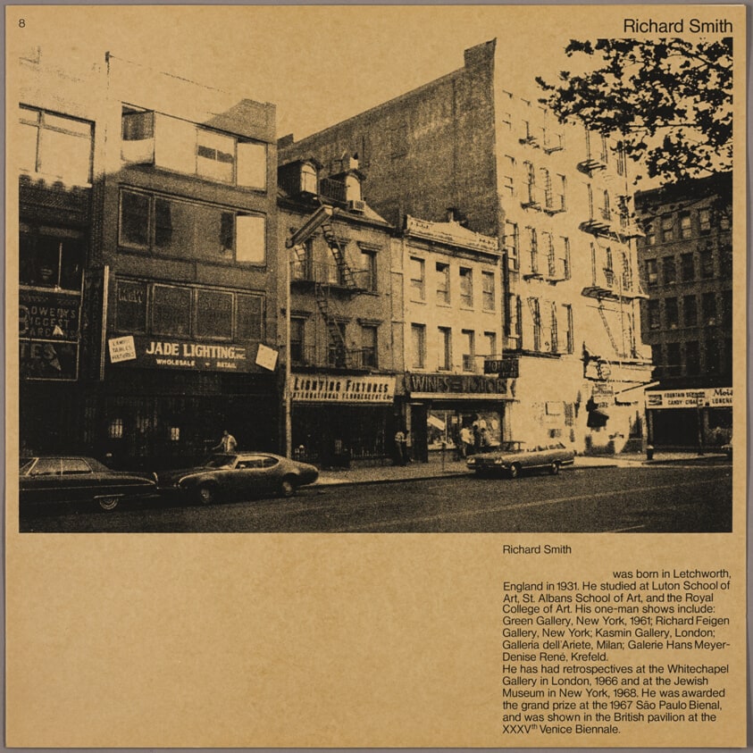Richard Smith's Studio, from On the Bowery