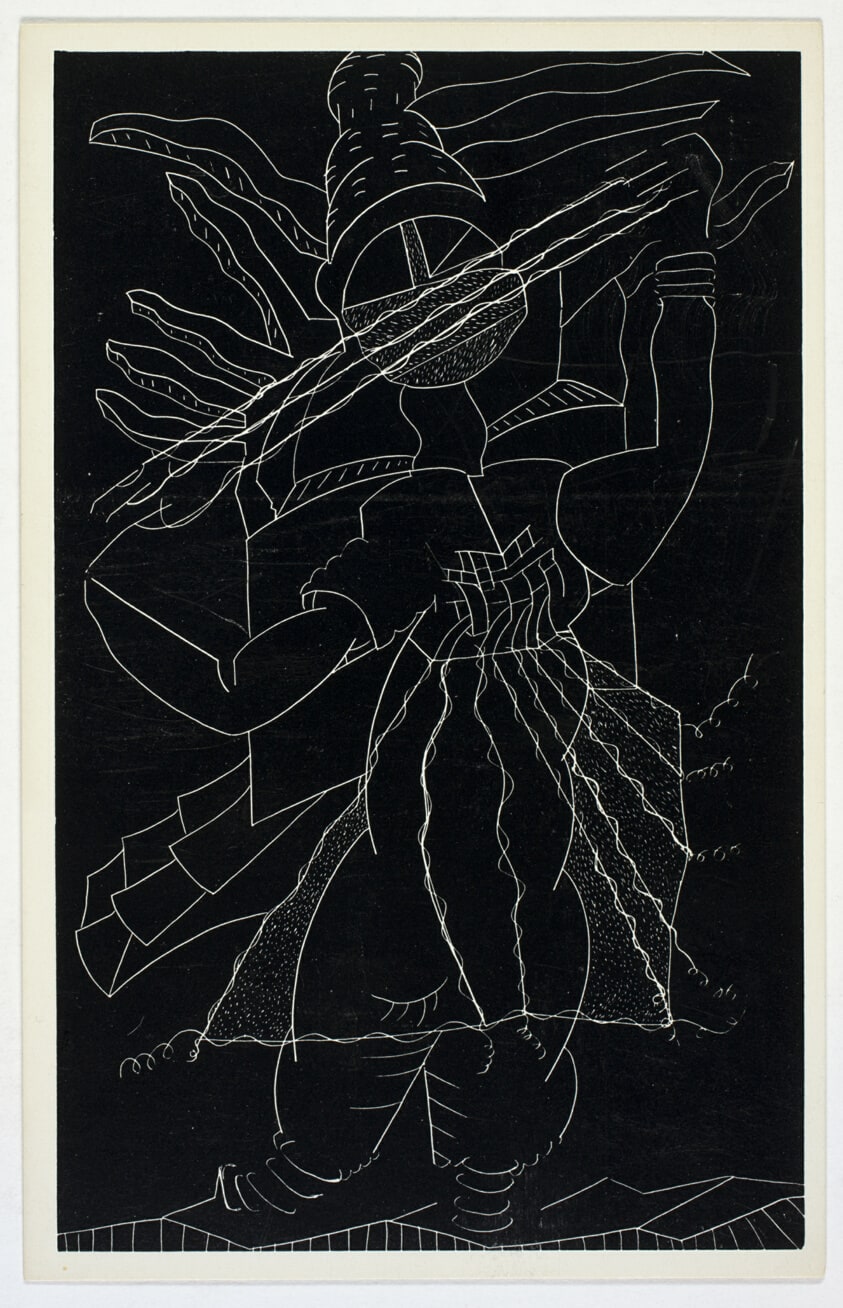 False Image Postcard