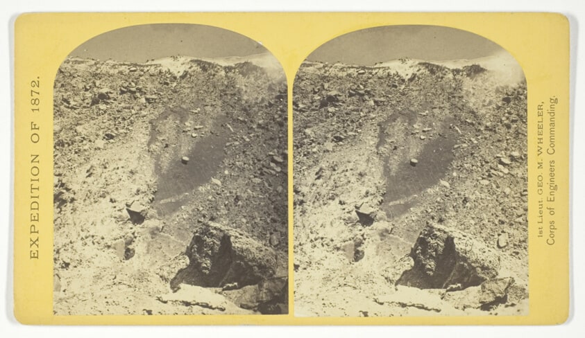 View in the Grand Cañon of the Colorado River, No. 12 from the series "Geographical Explorations and Surveys West of the 100th Meridian"