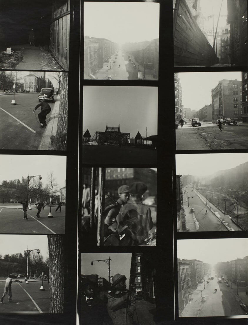 Contact Sheet, from the series "Harlem is Nowhere"