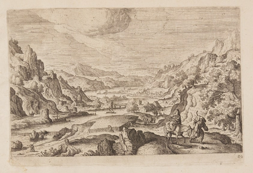 Plate 20, from Landscapes with Scenes from the Old and New Testament and Ovid’s Metamorphoses