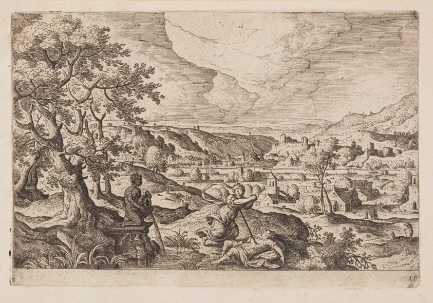 Plate 19, from Landscapes with Scenes from the Old and New Testament and Ovid’s Metamorphoses