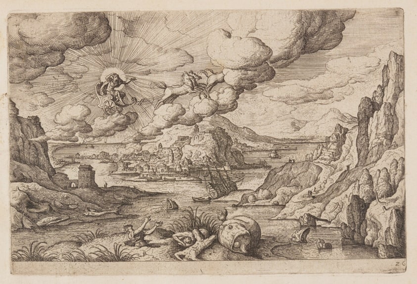 Plate 26, from Landscapes with Scenes from the Old and New Testament and Ovid’s Metamorphoses
