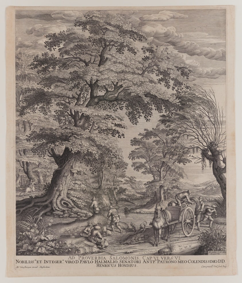 Landscape with Peasants and Wagon