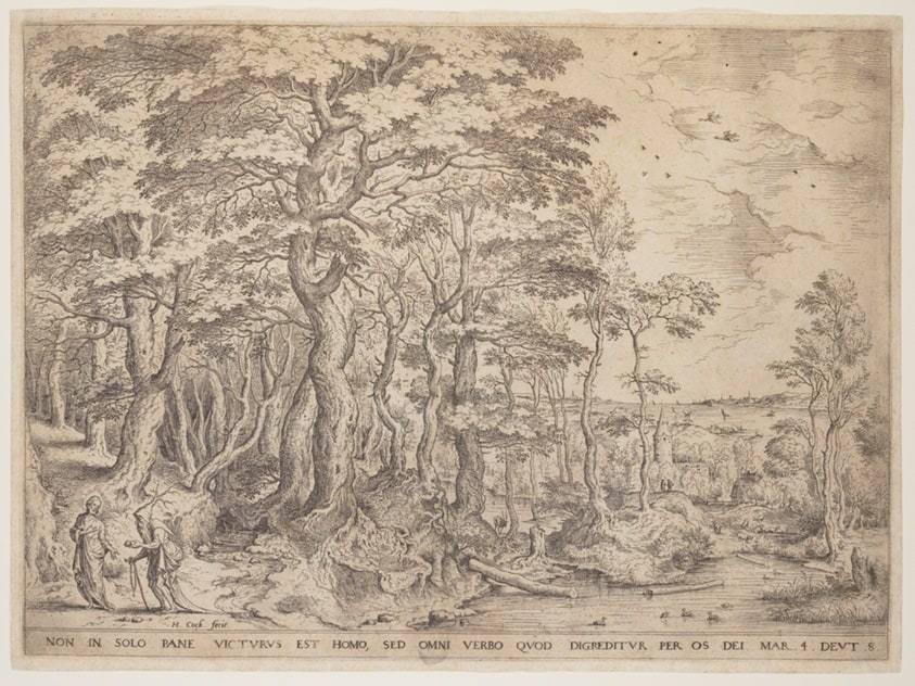 Landscape with Christ