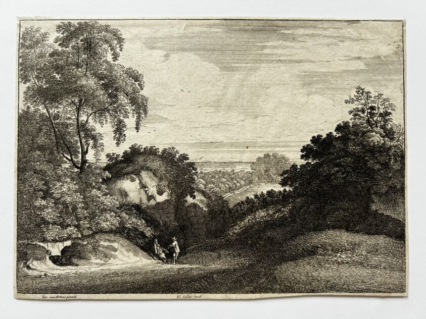 The Beggar, from Landscapes after Jacques d'Arthois