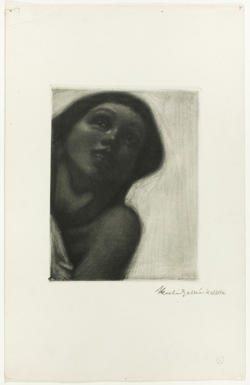 Girl's Face, from Spring Fresco of Jusélius Mausoleum
