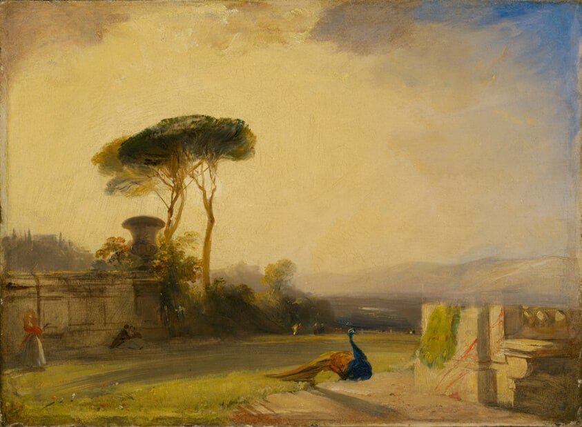 View on the Grounds of a Villa near Florence