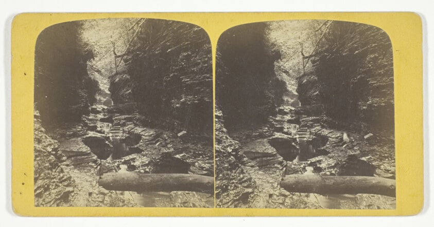 Artist's Dream, No. 18 from the series "Stereographs of the Watkins Glen"